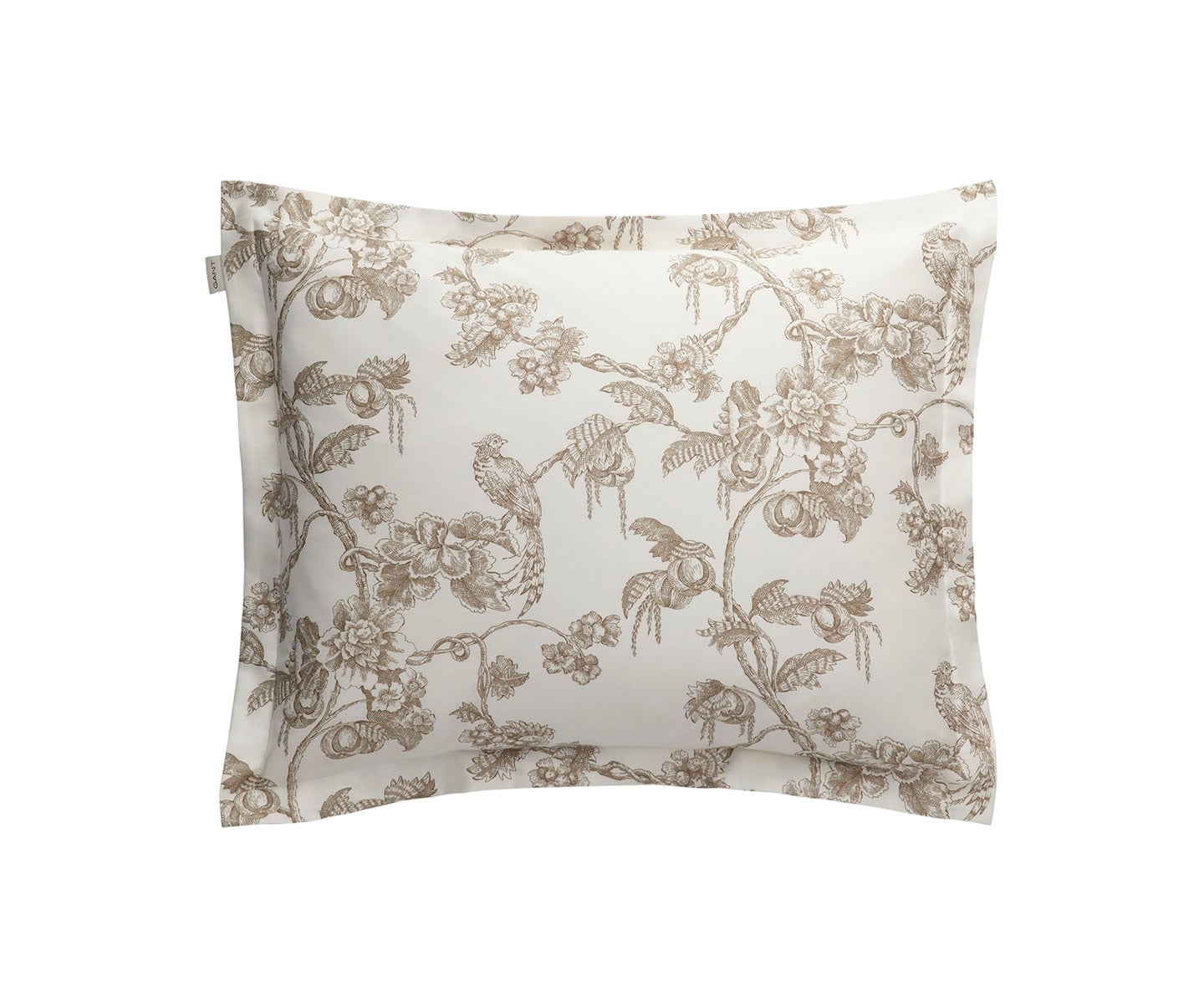 Tree print tyynyliina, kaunis puukuviointi vihreä tai taupe