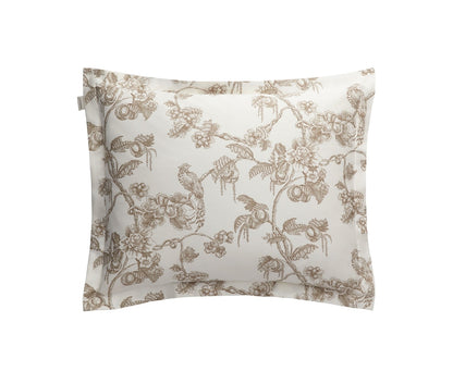 Tree print tyynyliina, kaunis puukuviointi vihreä tai taupe