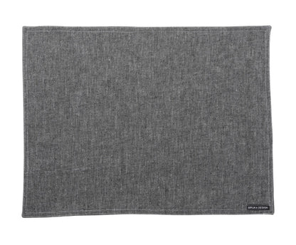 Tabletti ruokapöydälle pyöreä meleerattu musta tai beige