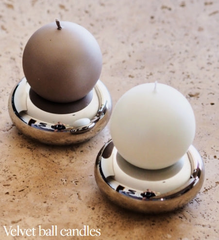 Pallokynttilä VELVET 10CM