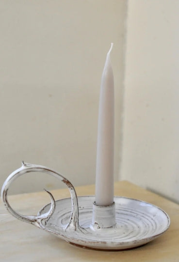 Kruunukynttilänpidike, kahvalla, "smooth" -sarjaa