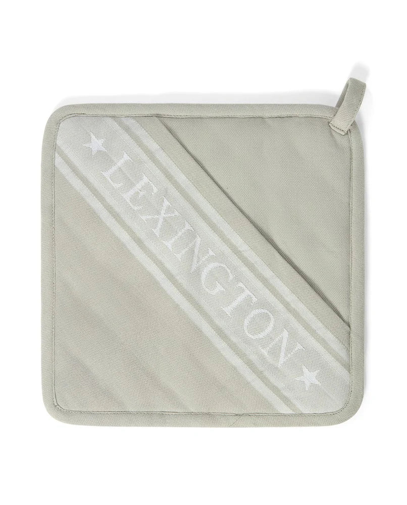 Icons tähtikuvioinen patalappu jakardia, vihreä/valkoinen