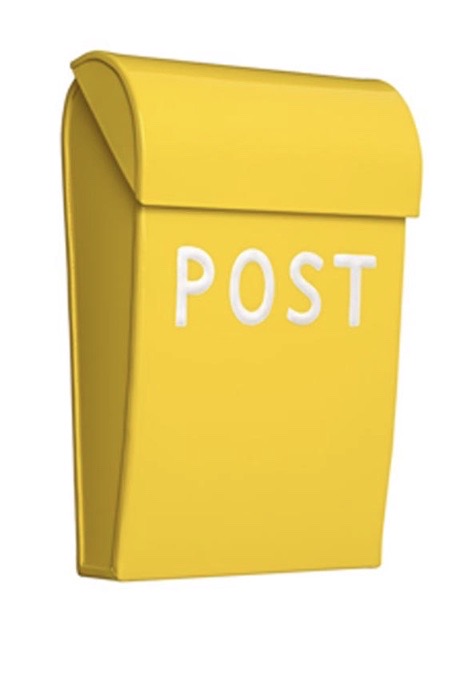 POST-postilaatikko pieni, useita värejä