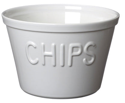 Chips kulho   valkoinen